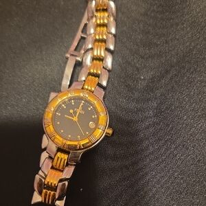 Fendi Gold and Silver Timepiece